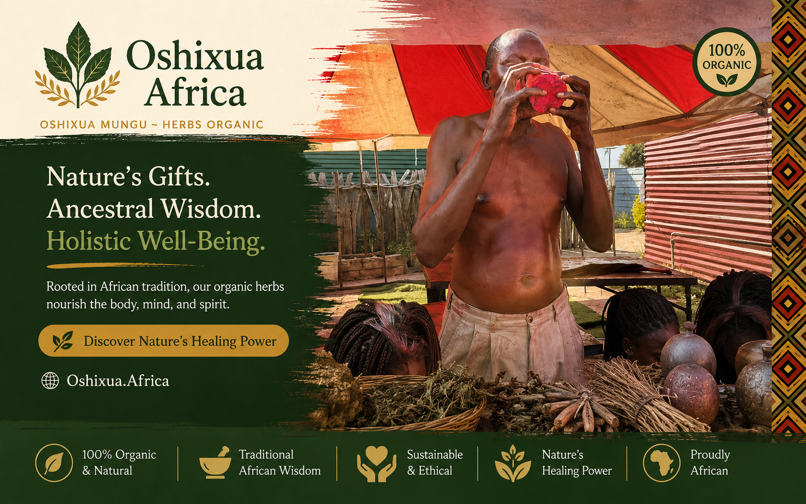 Oshixua Africa - Nature's Gifts, Ancestral Wisdom, Holistic Well-Being